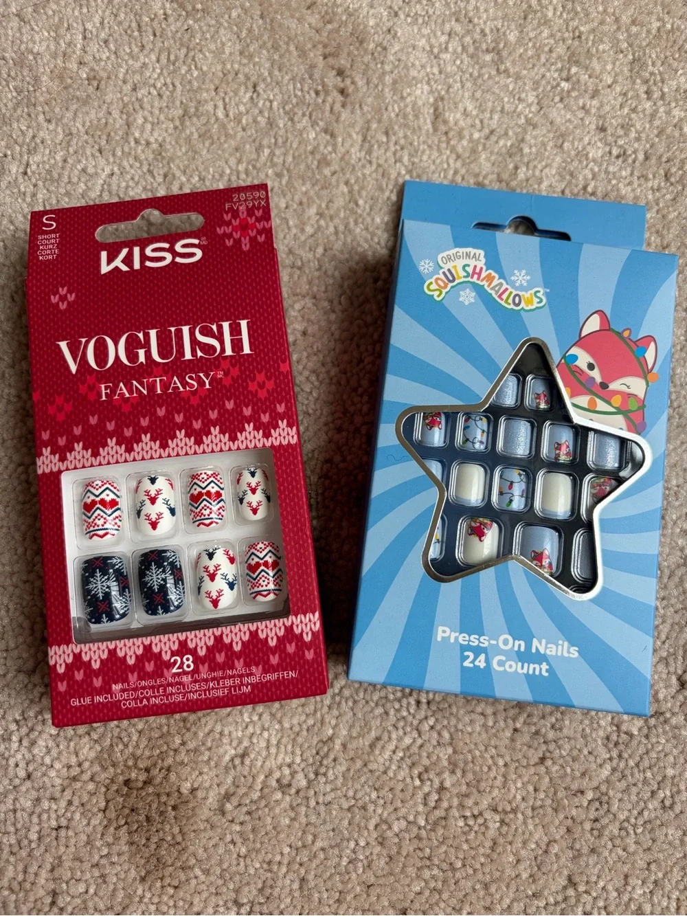 New Holiday Press-On Nails Set